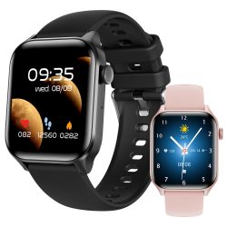 T12PRO Smart Watch – 1.83” Full Touch Screen, Bluetooth Calling, Blood Glucose & Oxygen Monitoring, Waterproof Sports Tracker